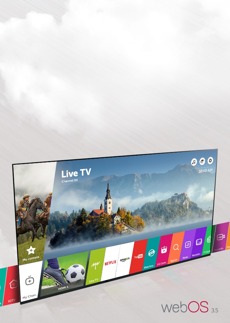 Jednoduchý a praktický systém webOS 3.5<br>2